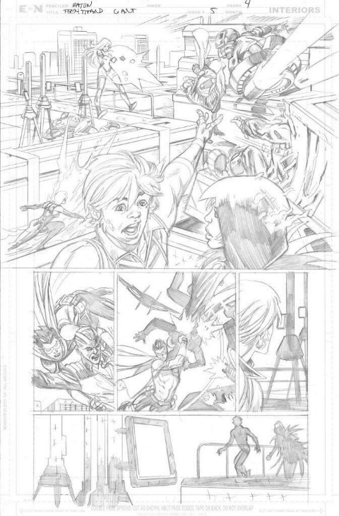 Giant Titans Issue 5 Page 4 by Scot Eaton